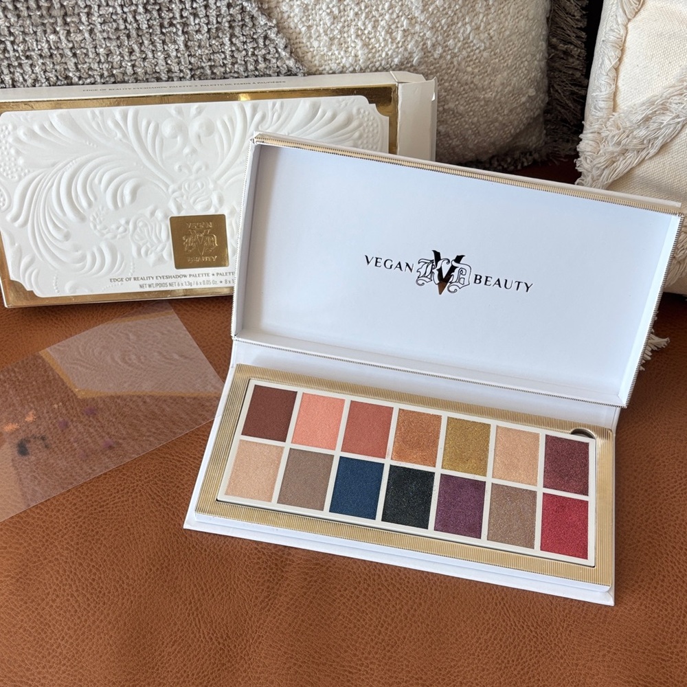 KVD Vegan Eyeshadow Palette with 14 Shades, Edge of Reality, NWT